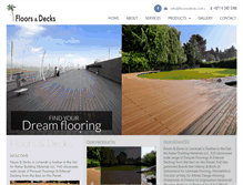 Tablet Screenshot of floorsndecks.com